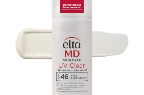 EltaMD UV Clear Tinted Face Sunscreen SPF 46, Oil Free Sunscreen for Sensitive Skin with Zinc Oxide, Dermatologist Recommended