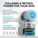 Anti-Aging Face Moisturizer with Retinol, Collagen & Hyaluronic Acid - Made in USA - Moisturizer Face Cream for Women & Men - Firming & Hydrating Neck Cream - Day & Night Skin Care - 1.7 fl oz