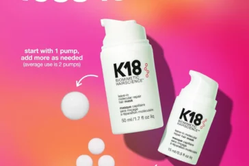 K18 Leave-In Molecular Repair Hair Mask, Patented, Lasting Repair For Dry, Frizzy, Damaged Hair, Reverse Damage In 4 Minutes From Bleach, Color, Chemical Services + Heat