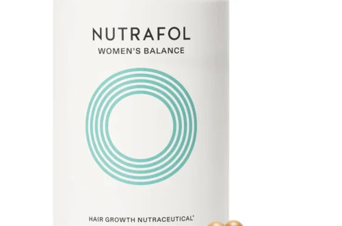 Nutrafol Women's Balance Hair Growth Supplements, Ages 45 and Up, Clinically Proven for Visibly Thicker Hair and Scalp Coverage, Dermatologist Recommended - 1 Month Supply