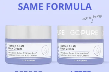 goPure Tighten & Lift Neck & Chest Moisturizer Cream for Visibly Firming